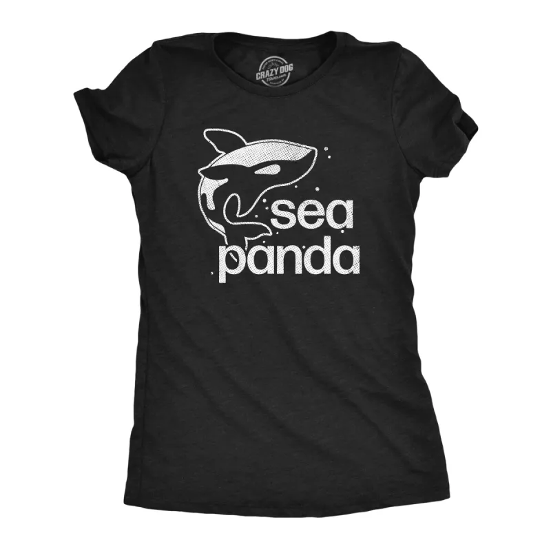 Sea Panda Women's T Shirt sold by Crazy Dog T-Shirts