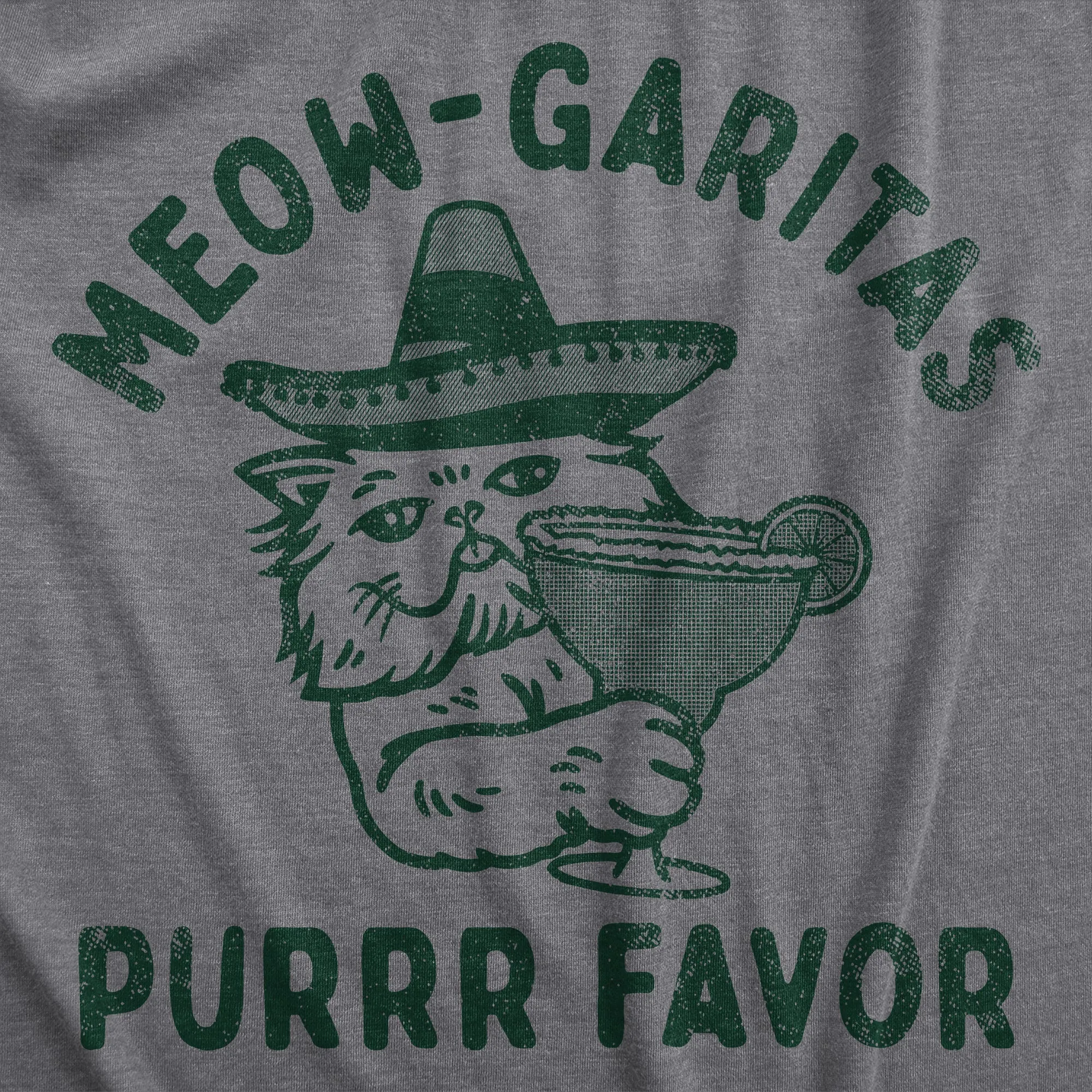 Meow Garitas Purrr Favor Women's T Shirt sold by Crazy Dog T-Shirts product image thumbnail 2