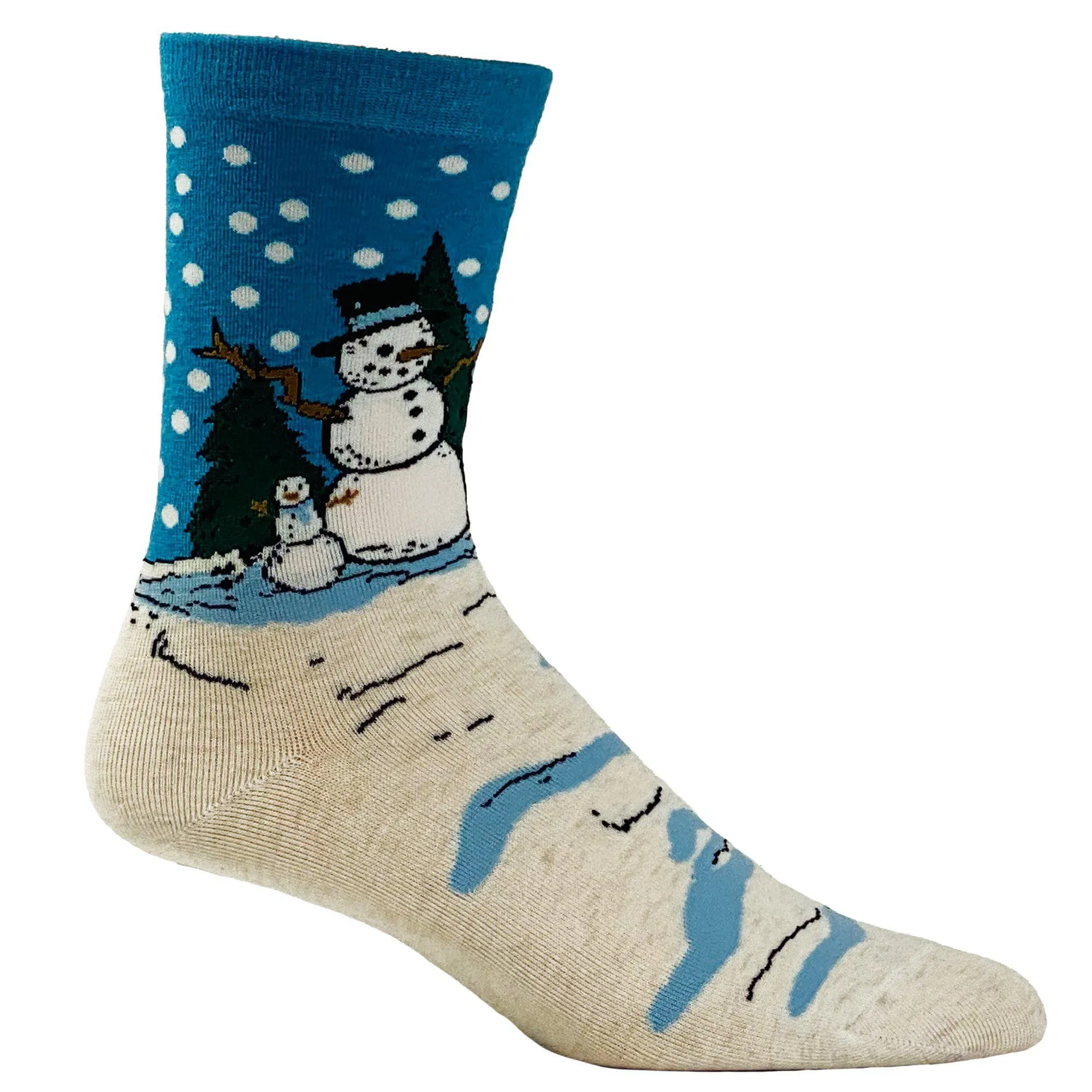 Women's Snowman Socks sold by Crazy Dog T-Shirts product image thumbnail 3