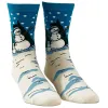 Women's Snowman Socks sold by Crazy Dog T-Shirts