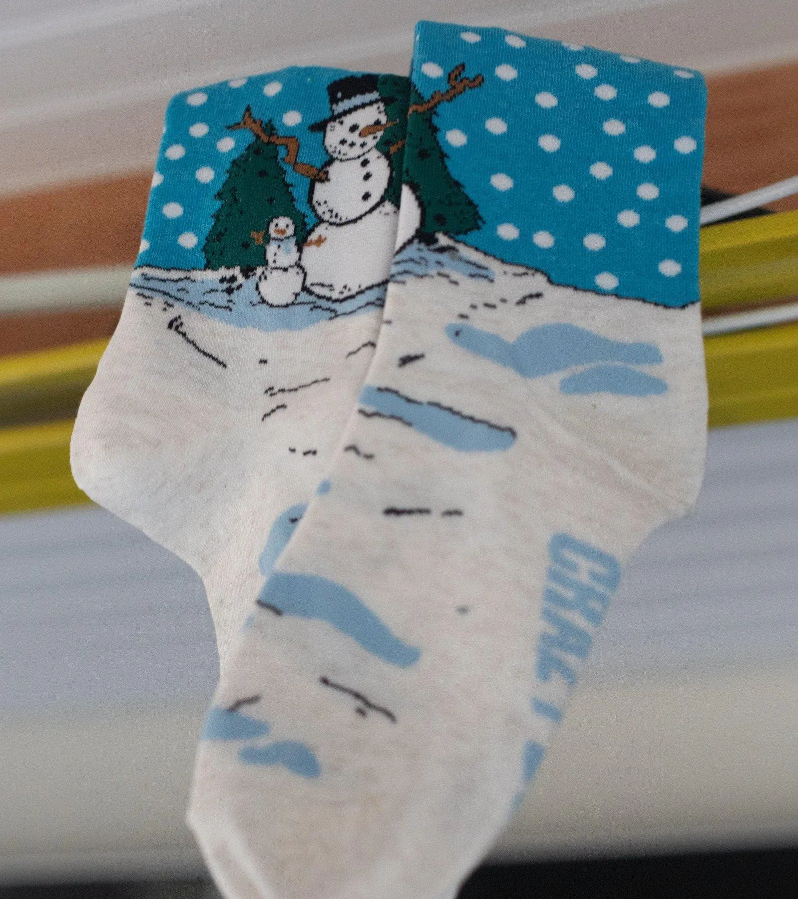 Women's Snowman Socks sold by Crazy Dog T-Shirts product image thumbnail 5