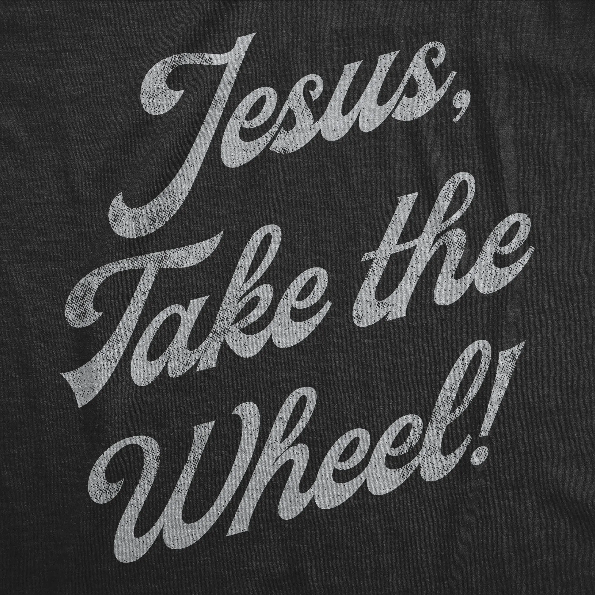 Jesus Take The Wheel Women's T Shirt sold by Crazy Dog T-Shirts product image thumbnail 2