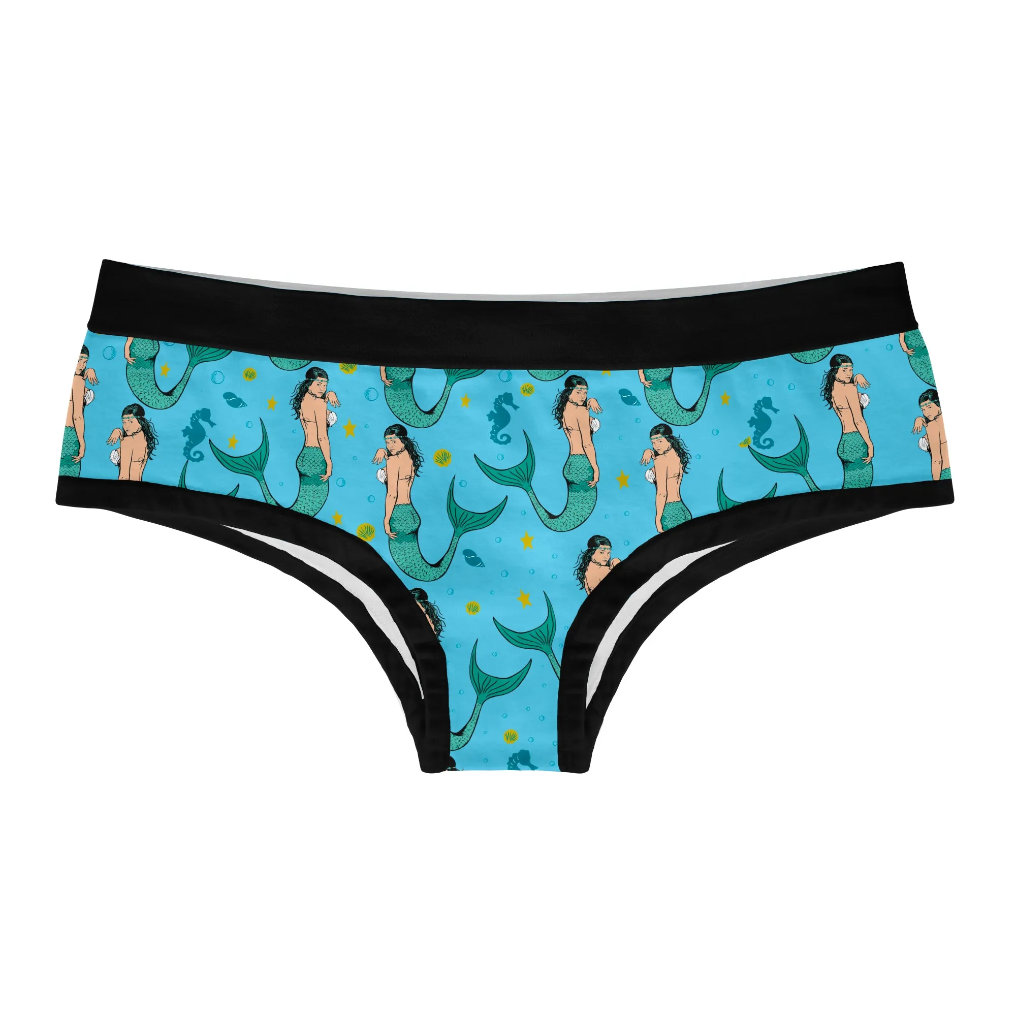Secretly A Mermaid Hipster Underwear sold by Crazy Dog T-Shirts