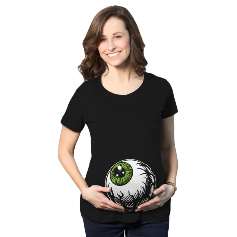Eyeball Maternity T Shirt sold by Crazy Dog T-Shirts