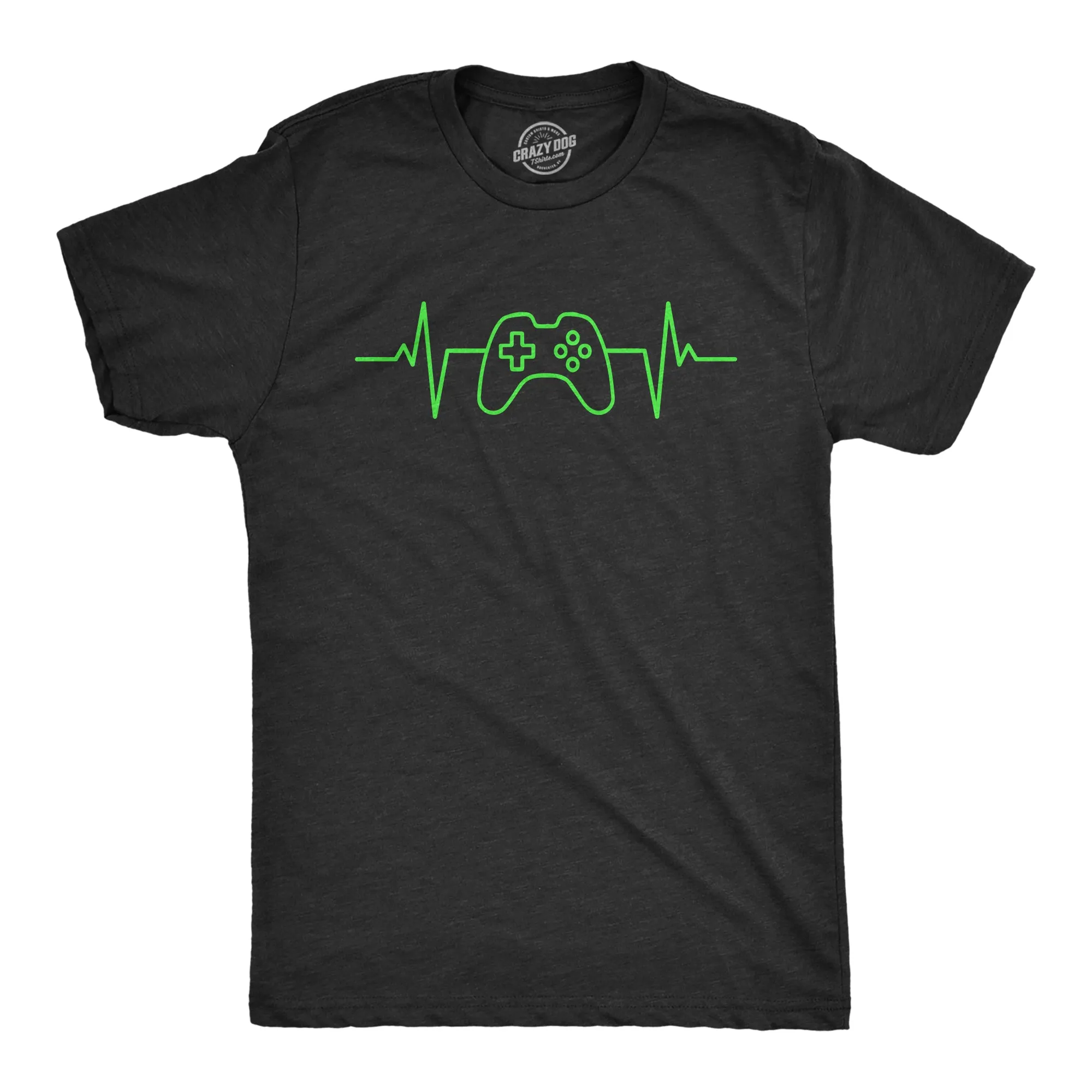 Video Game Heart Beat Men's T Shirt sold by Crazy Dog T-Shirts