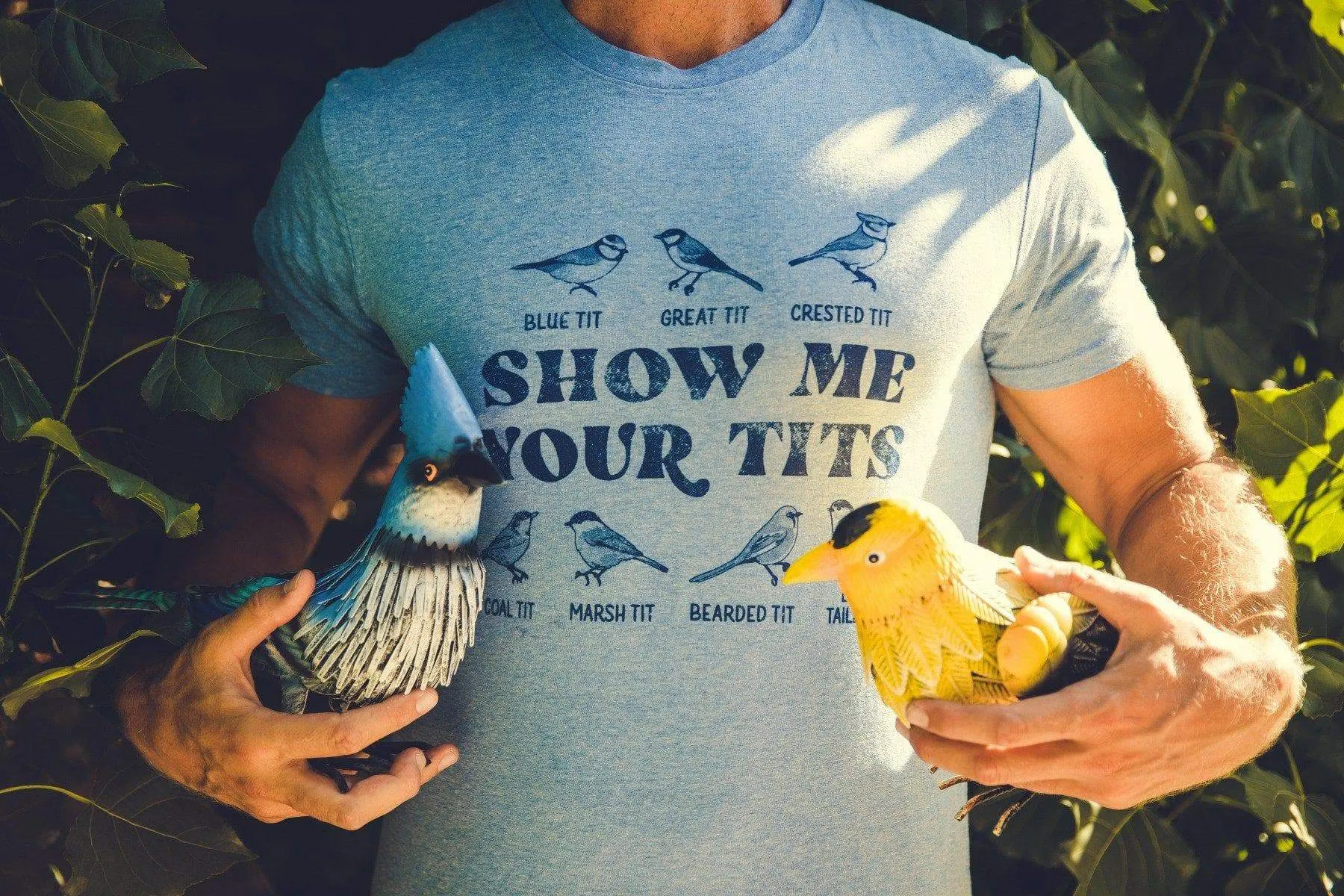 Show Me Your Tits Men's T Shirt sold by Crazy Dog T-Shirts product image thumbnail 4