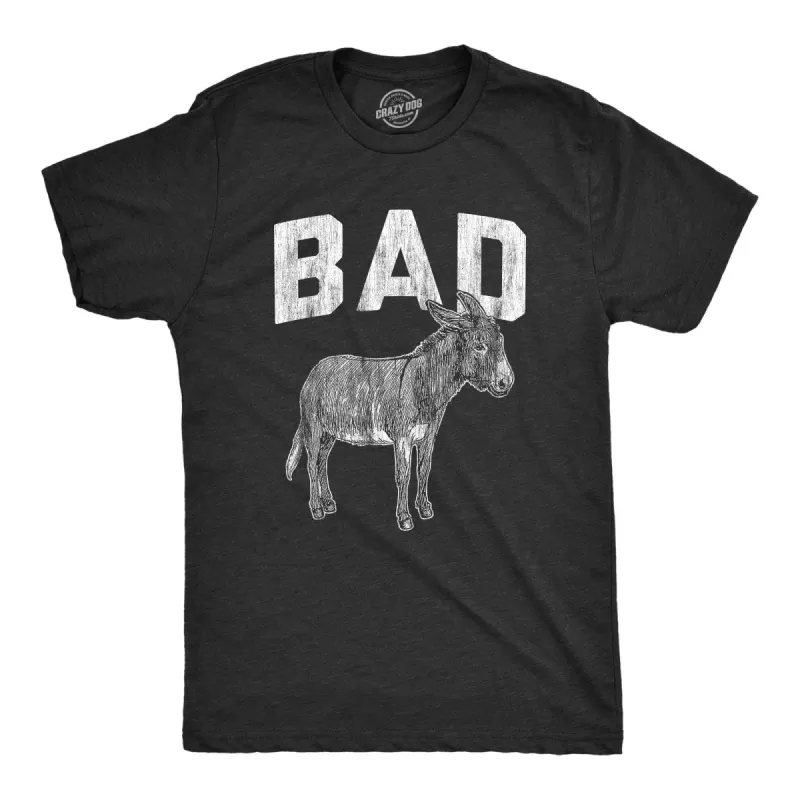 Bad Ass Men's T Shirt sold by Crazy Dog T-Shirts