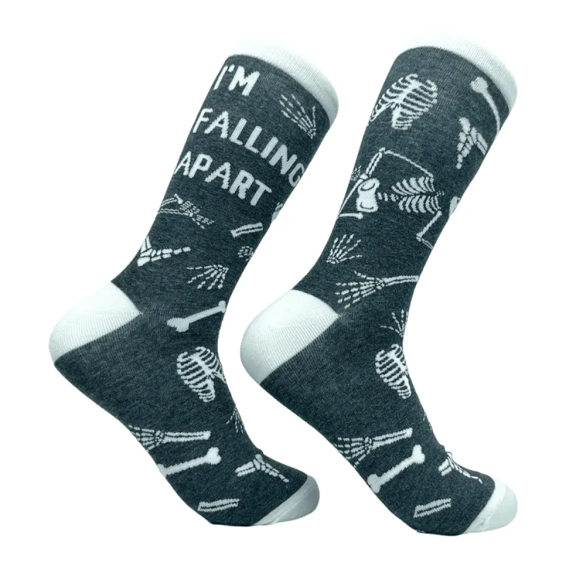 Men's Im Falling Apart Socks sold by Crazy Dog T-Shirts