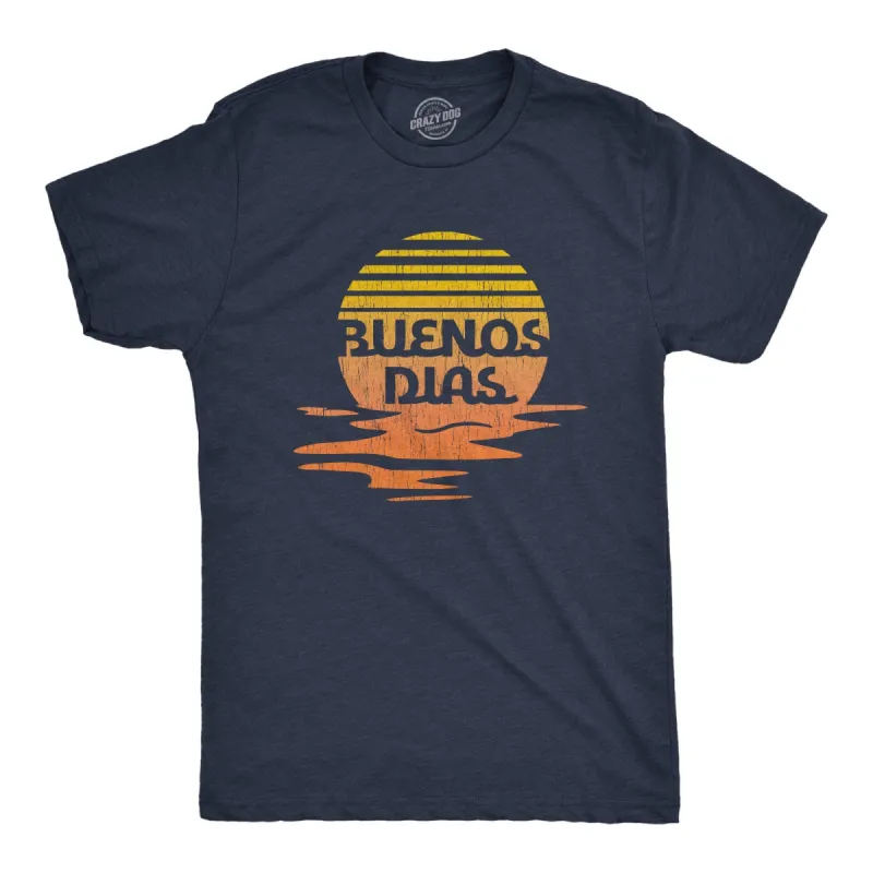 Buenos Dias Men's T Shirt sold by Crazy Dog T-Shirts