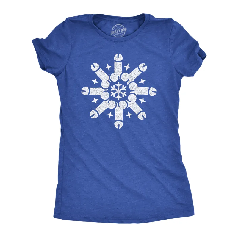 Snowflake Dicks Women's T Shirt sold by Crazy Dog T-Shirts
