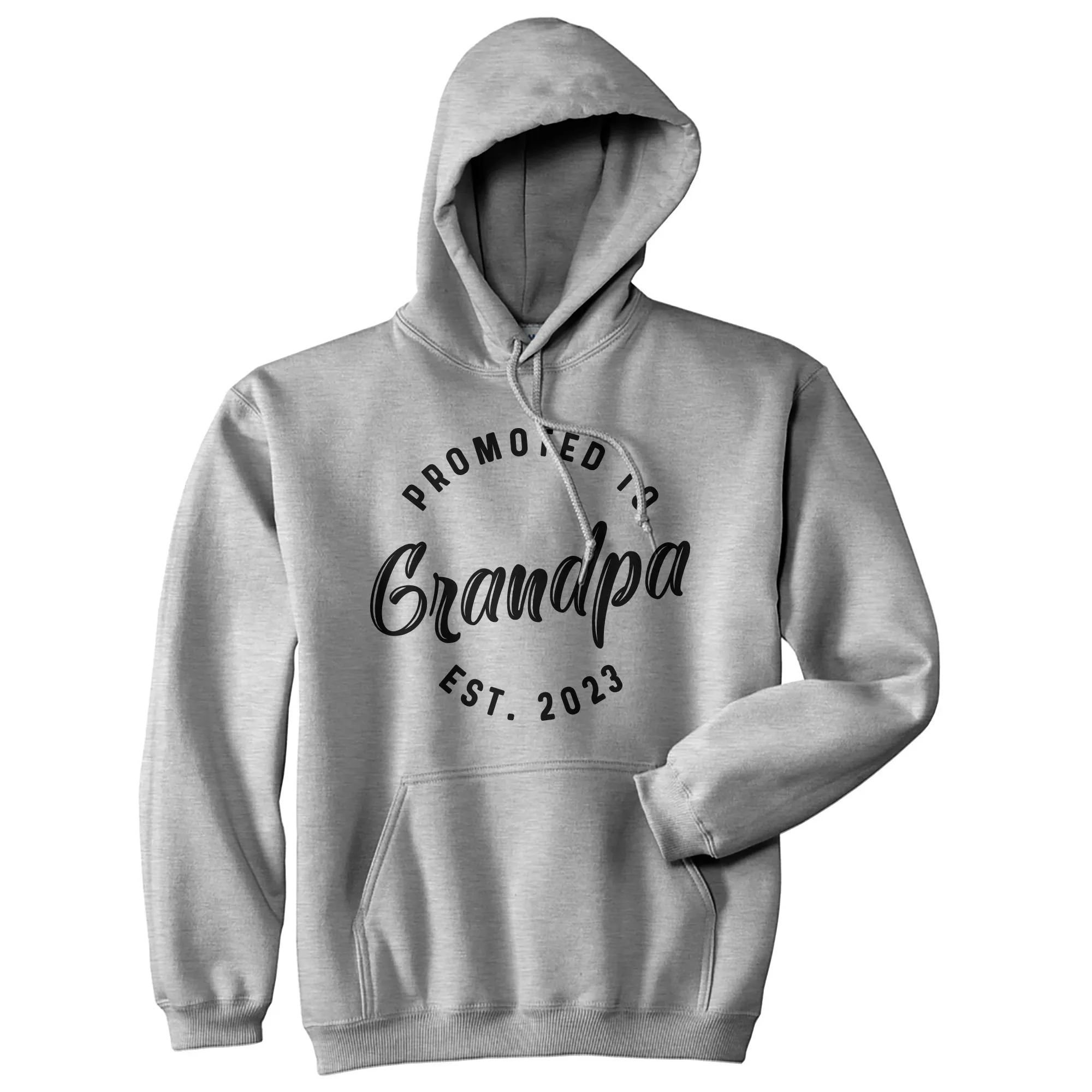 Promoted To Grandpa 2022 and 2023 Hoodie sold by Crazy Dog T-Shirts product image thumbnail 3