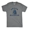 Shark Happens Men's T Shirt sold by Crazy Dog T-Shirts
