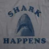 Shark Happens Men's T Shirt sold by Crazy Dog T-Shirts