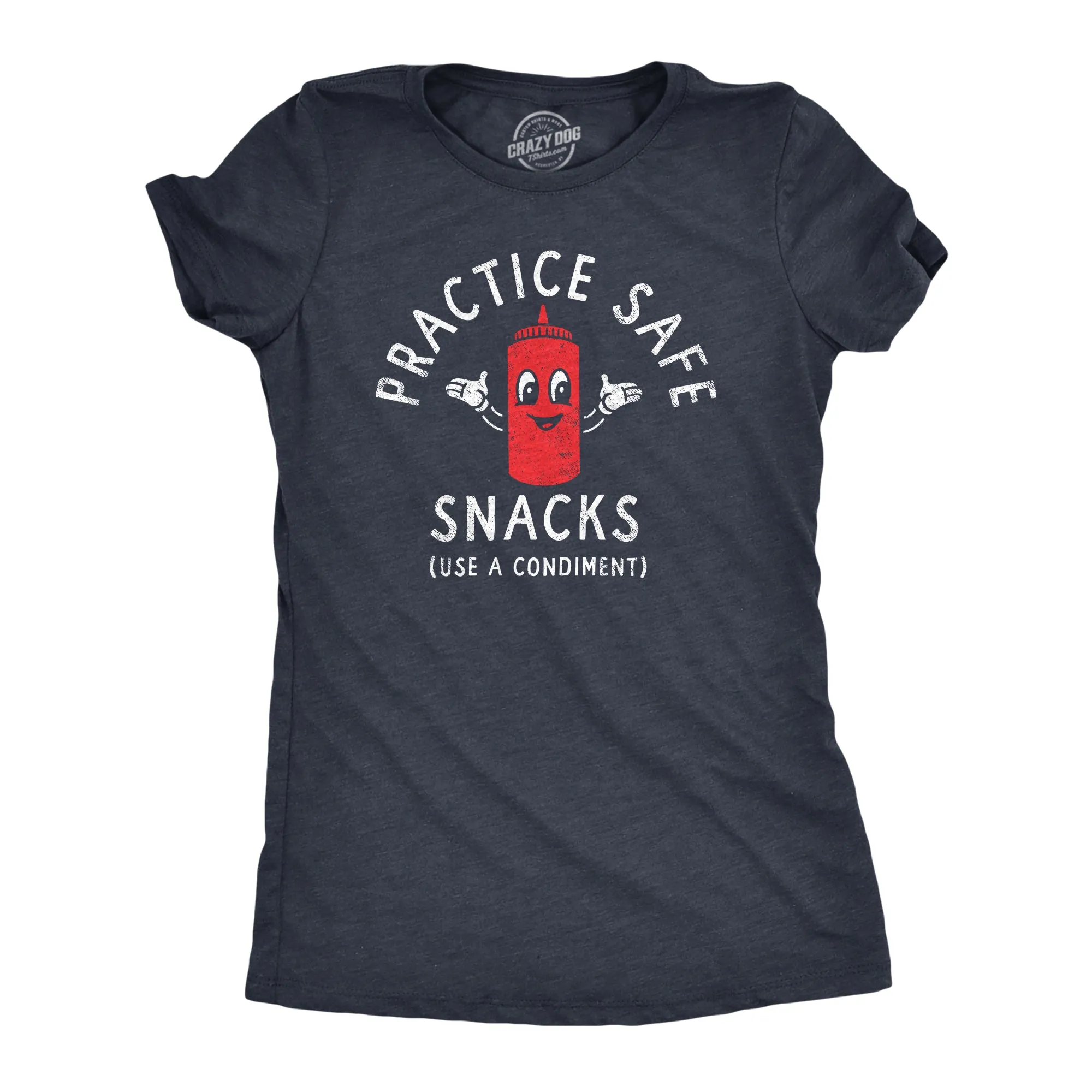 Practice Safe Snacks Women's T Shirt sold by Crazy Dog T-Shirts