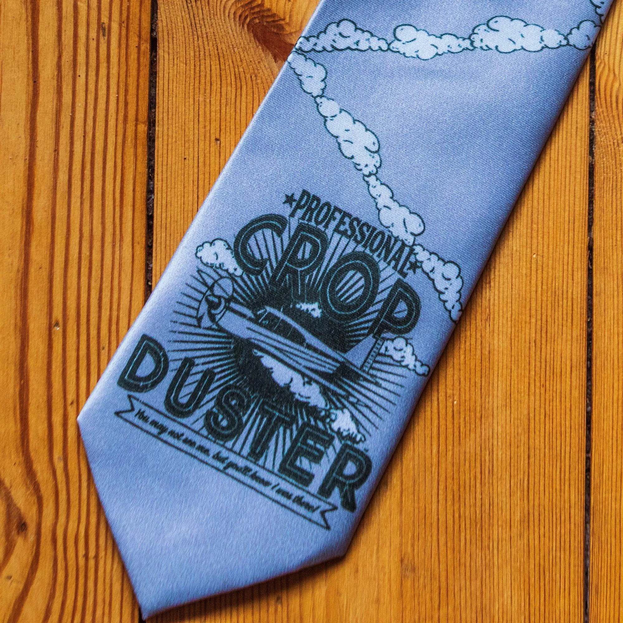 Professional Crop Duster Neck Tie Tie sold by Crazy Dog T-Shirts product image thumbnail 3