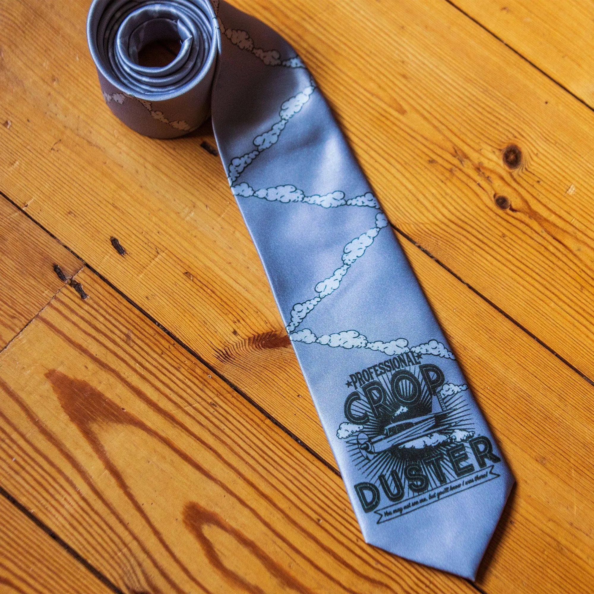 Professional Crop Duster Neck Tie Tie sold by Crazy Dog T-Shirts product image thumbnail 2