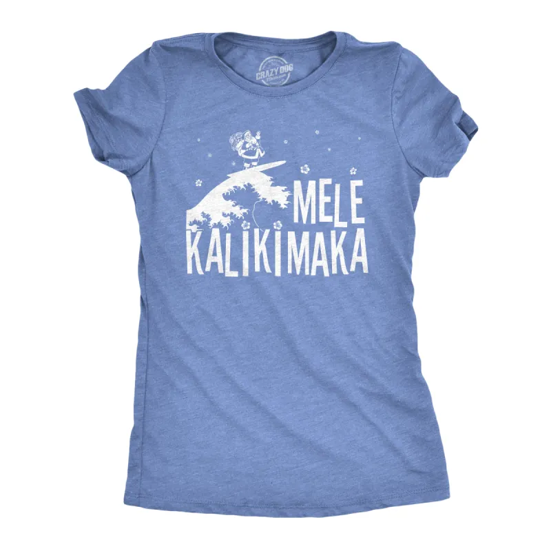Mele Kalikimaka Women's T Shirt sold by Crazy Dog T-Shirts