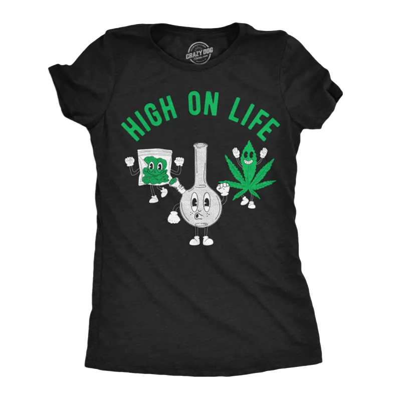 High On Life Women's T Shirt sold by Crazy Dog T-Shirts