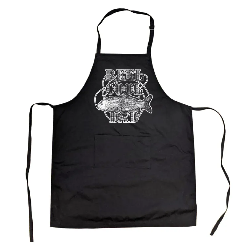 Reel Cool Dad Cookout Apron sold by Crazy Dog T-Shirts