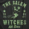 The Salem Witch All Stars Women's T Shirt sold by Crazy Dog T-Shirts