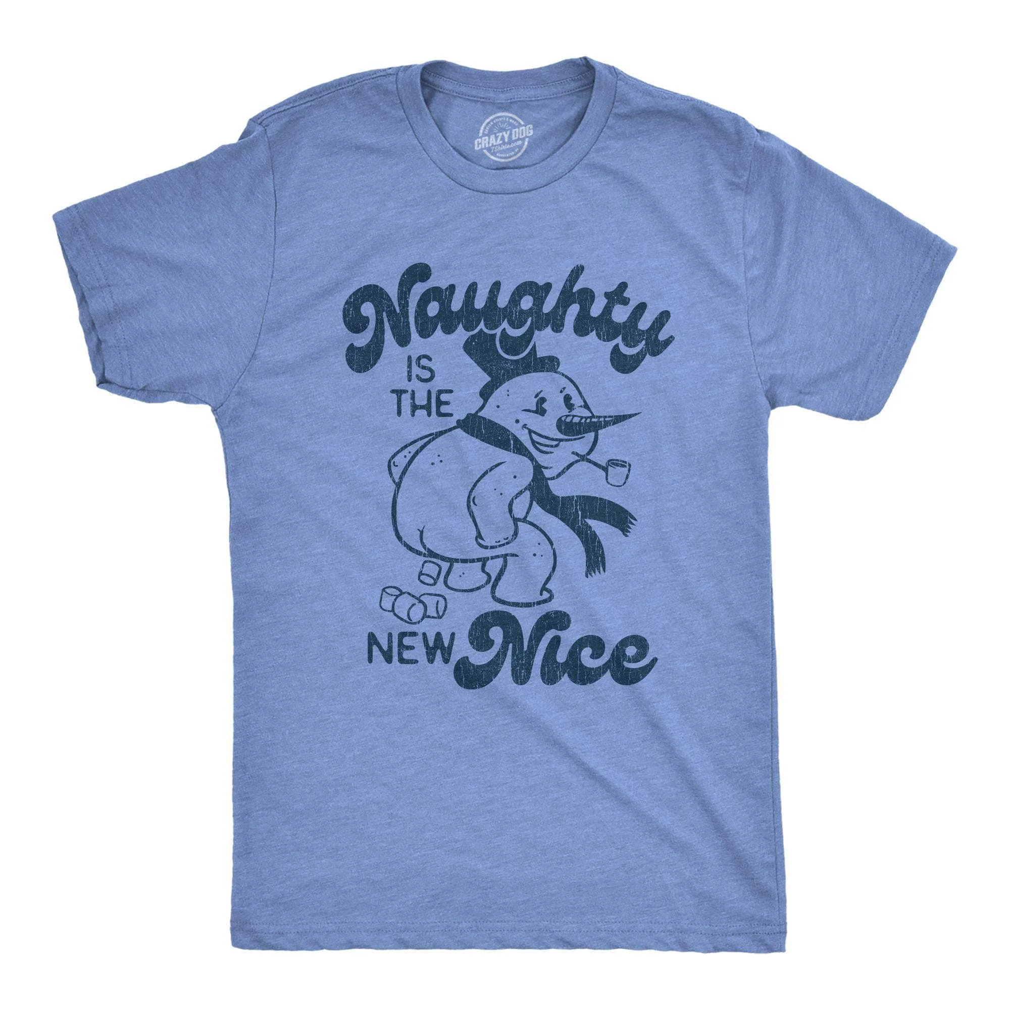 Naughty Is The New Nice Men's T Shirt sold by Crazy Dog T-Shirts