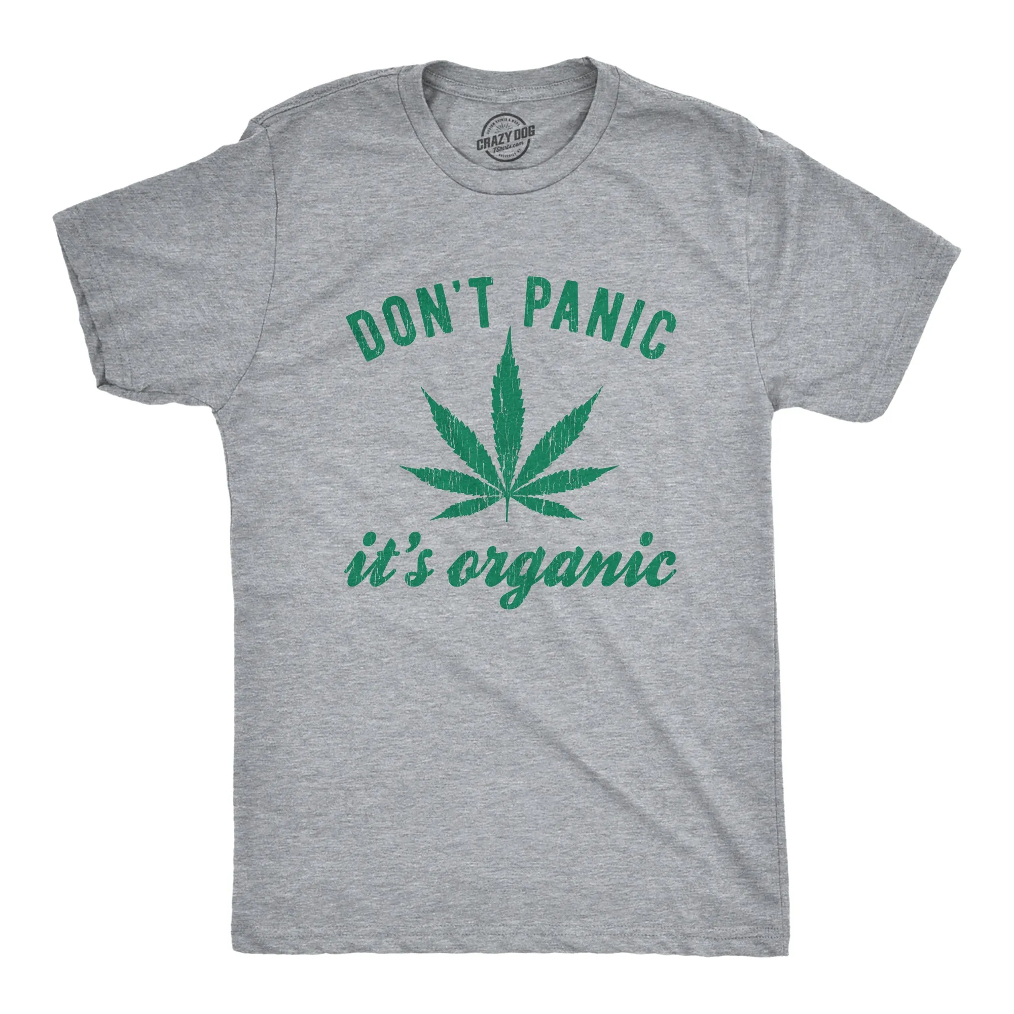 Don't Panic It's Organic Men's T Shirt sold by Crazy Dog T-Shirts