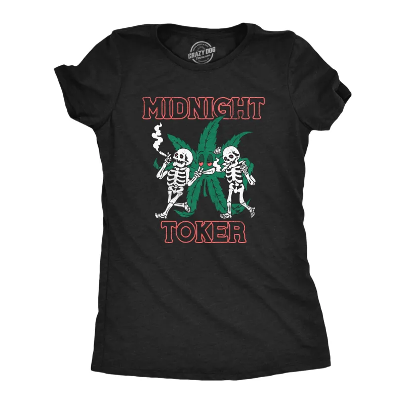 Midnight Toker Women's T Shirt sold by Crazy Dog T-Shirts