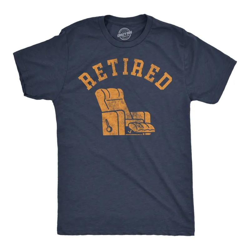 Retired Recliner Men's T Shirt sold by Crazy Dog T-Shirts