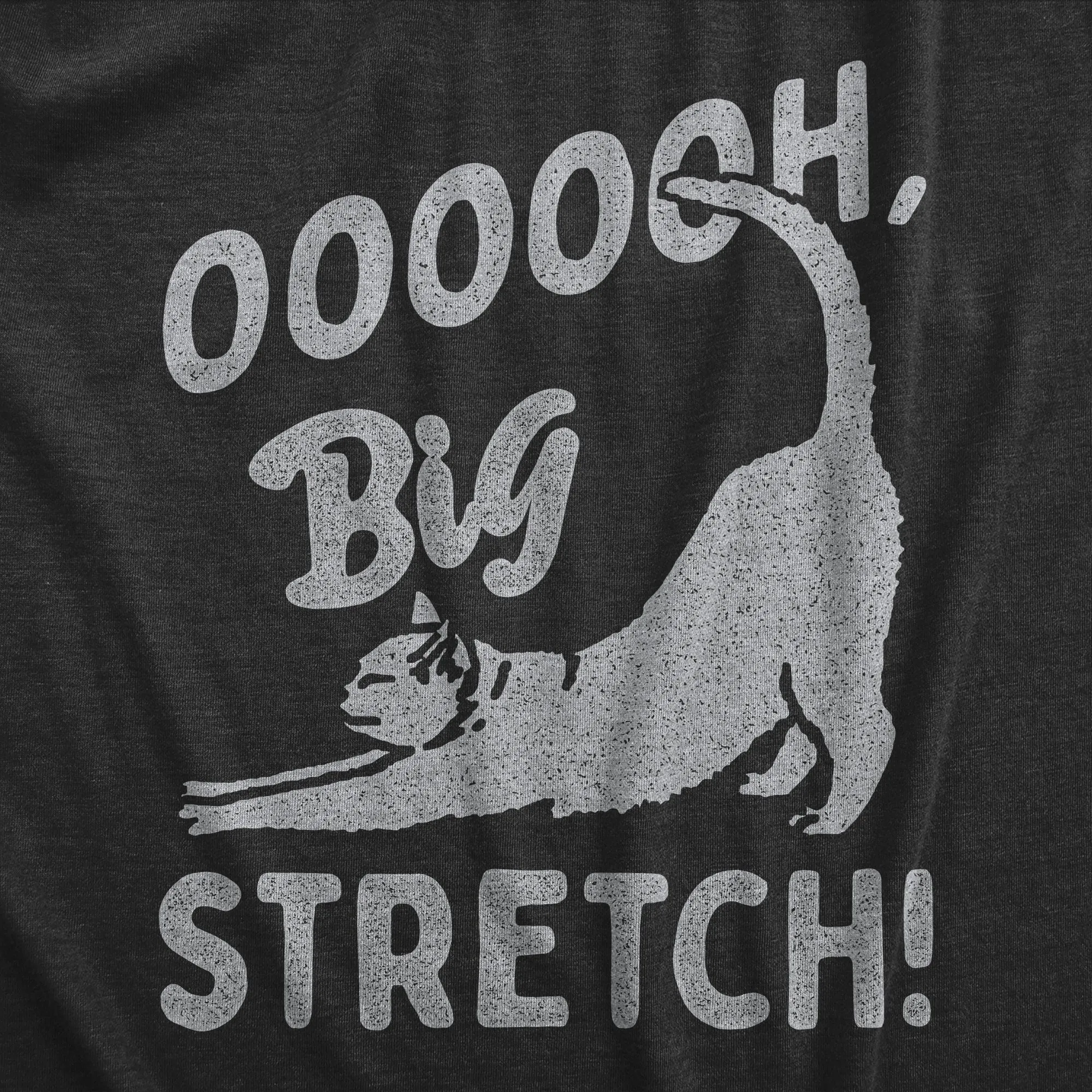 OOOOOH Big Stretch Cat Women's T Shirt sold by Crazy Dog T-Shirts product image thumbnail 2