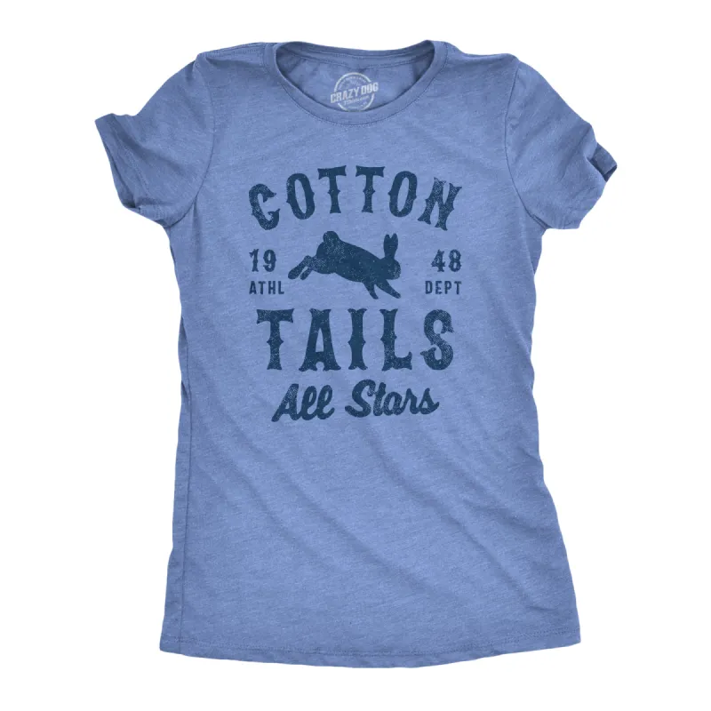Cotton Tails All Stars Women's T Shirt sold by Crazy Dog T-Shirts