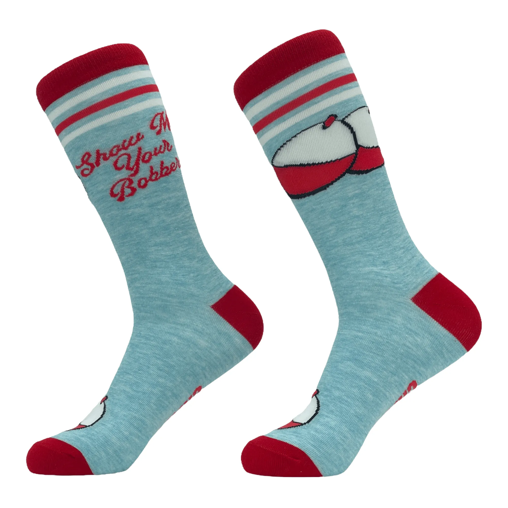 Men's Show Me Your Bobbers Socks sold by Crazy Dog T-Shirts product image thumbnail 2