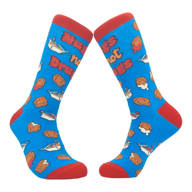 Mens Nugs Not Drugs Socks sold by Crazy Dog T-Shirts