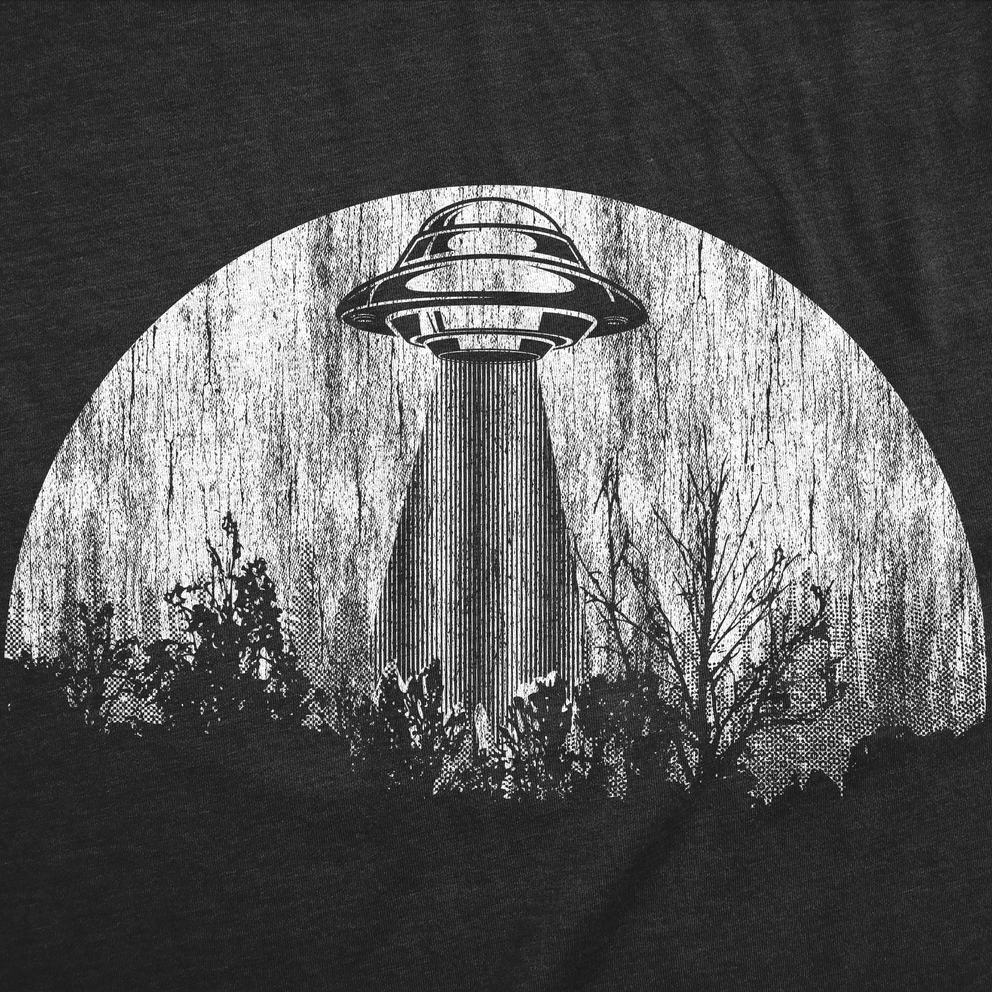 Moon UFO Men's T Shirt sold by Crazy Dog T-Shirts product image thumbnail 2