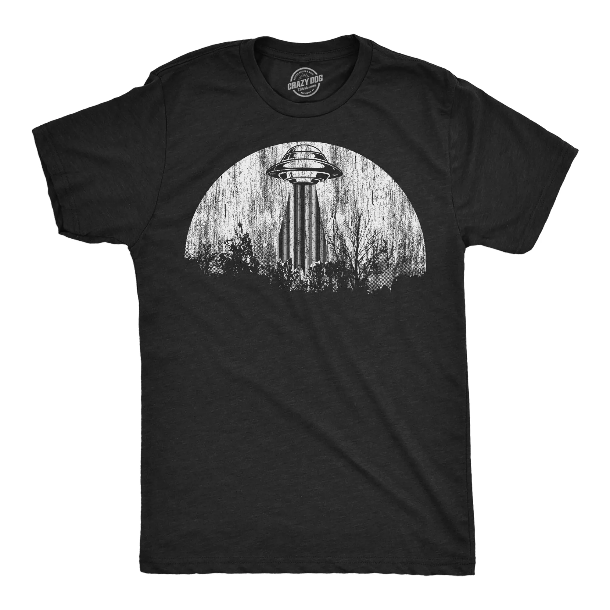Moon UFO Men's T Shirt sold by Crazy Dog T-Shirts