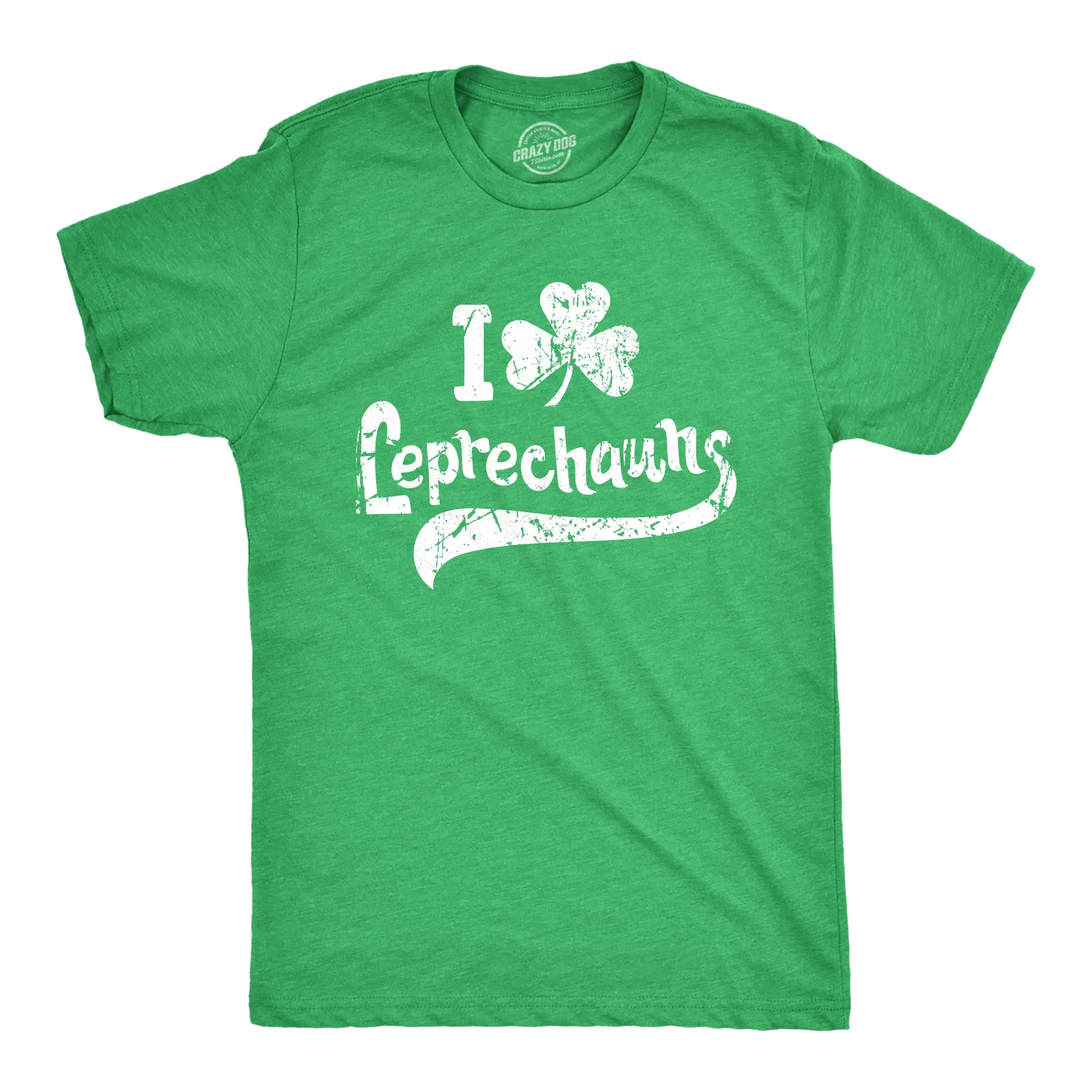 I Clover Leprechauns Men's T Shirt sold by Crazy Dog T-Shirts