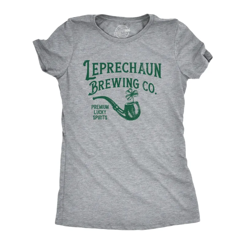 Leprechaun Brewing Co Women's T Shirt sold by Crazy Dog T-Shirts