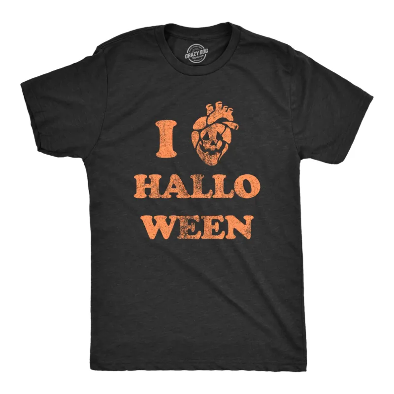I Heart Halloween Men's T Shirt sold by Crazy Dog T-Shirts