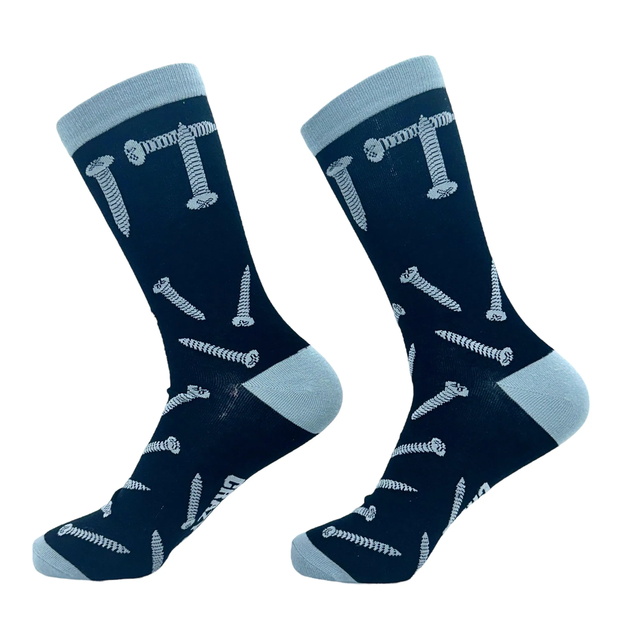 Men's Screw It Socks sold by Crazy Dog T-Shirts product image thumbnail 2