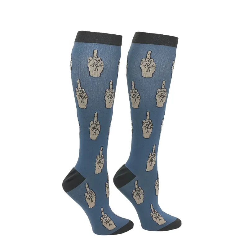 Middle Finger Compression Socks sold by Crazy Dog T-Shirts