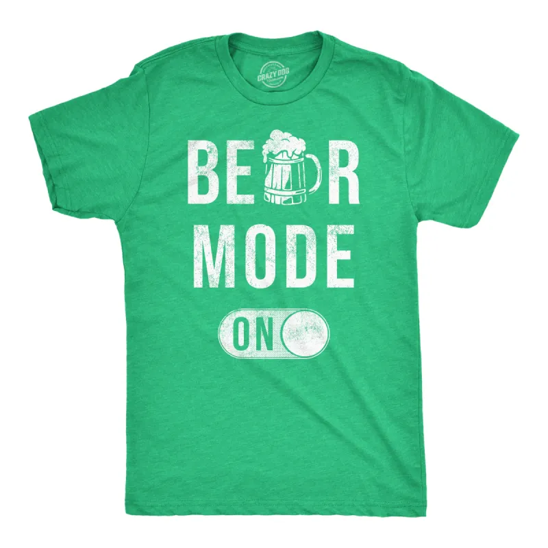 Beer Mode On Men's T Shirt sold by Crazy Dog T-Shirts