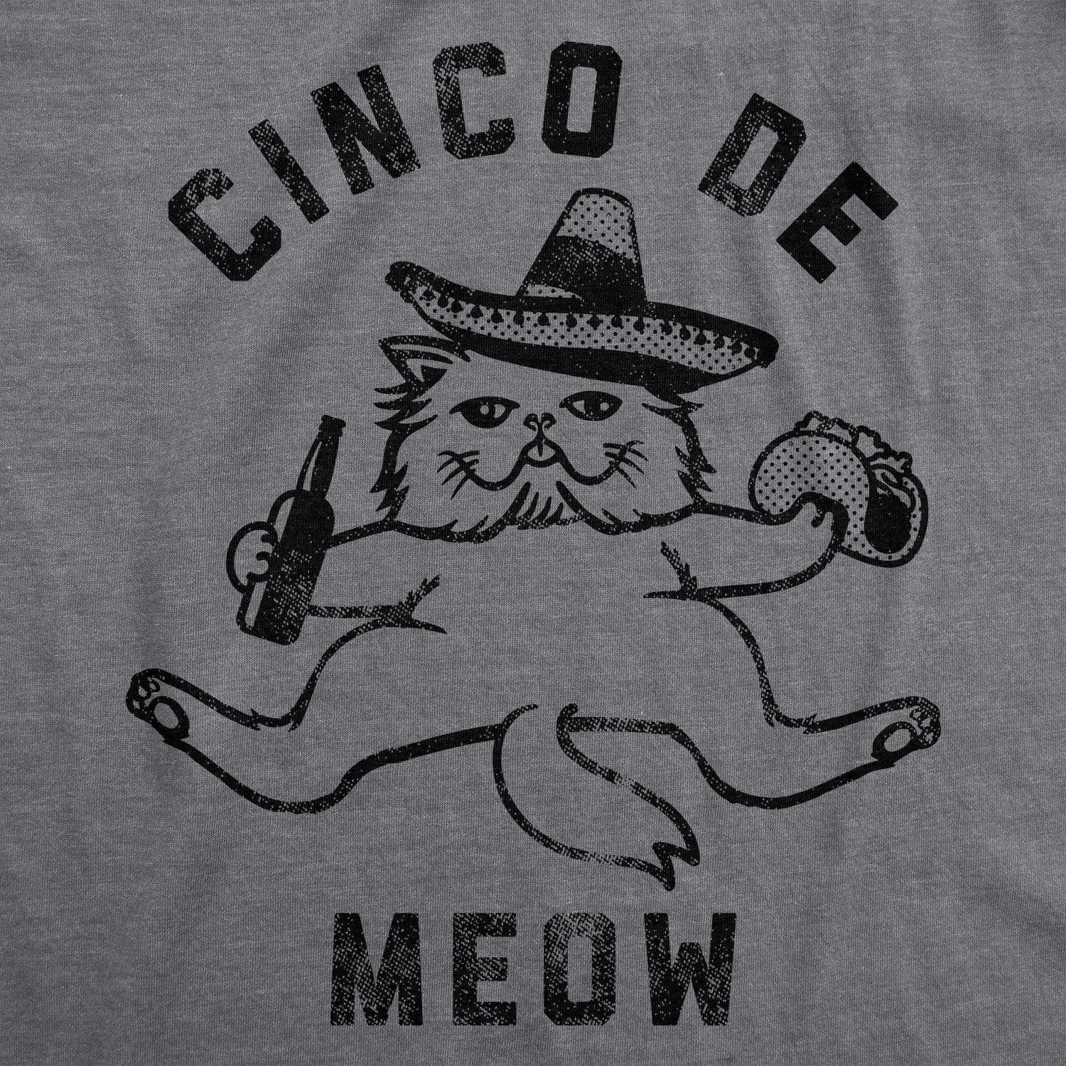 Cinco De Meow Men's T Shirt sold by Crazy Dog T-Shirts product image thumbnail 2