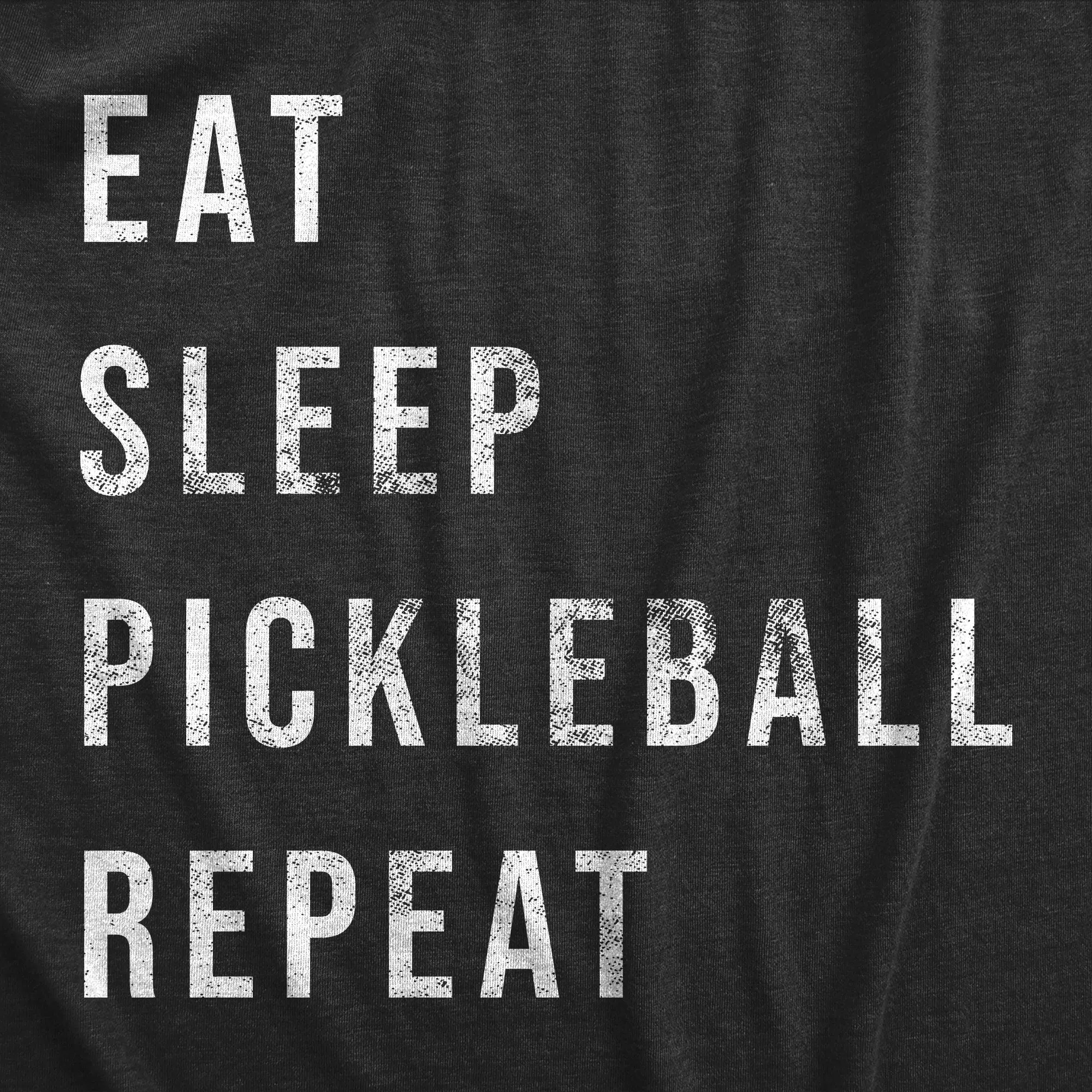 Eat Sleep Pickleball Repeat Men's T Shirt sold by Crazy Dog T-Shirts product image thumbnail 2