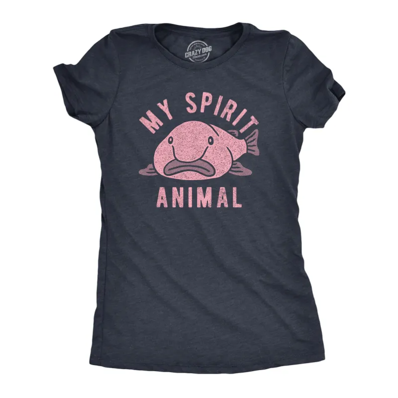 My Spirit Animal Blobfish Women's T Shirt sold by Crazy Dog T-Shirts