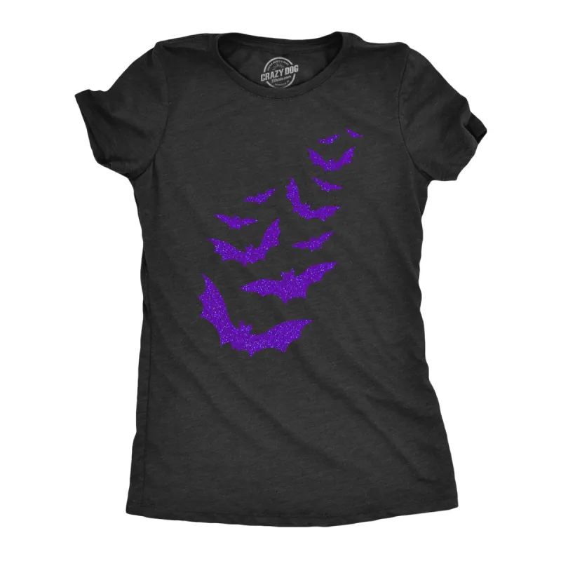 Glitter Bats Women's T Shirt sold by Crazy Dog T-Shirts