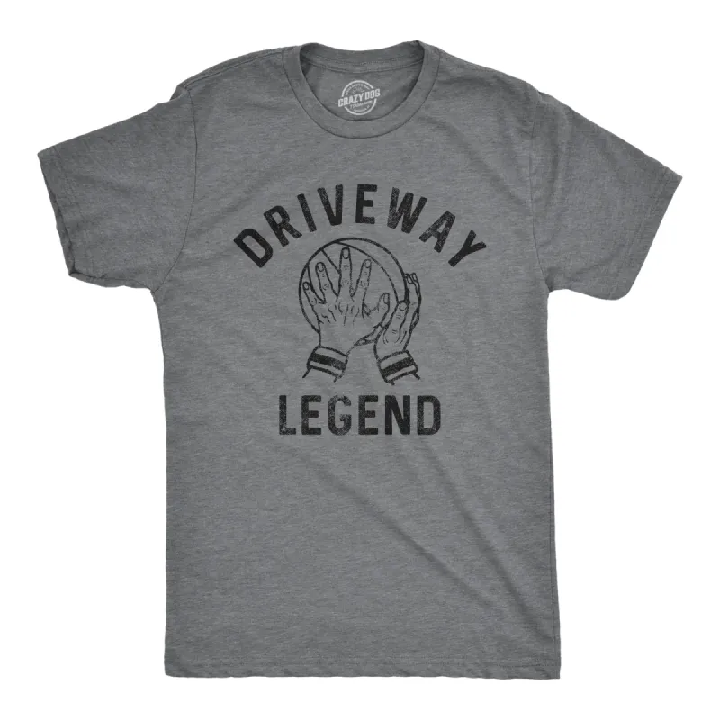 Driveway Legend Men's T Shirt sold by Crazy Dog T-Shirts