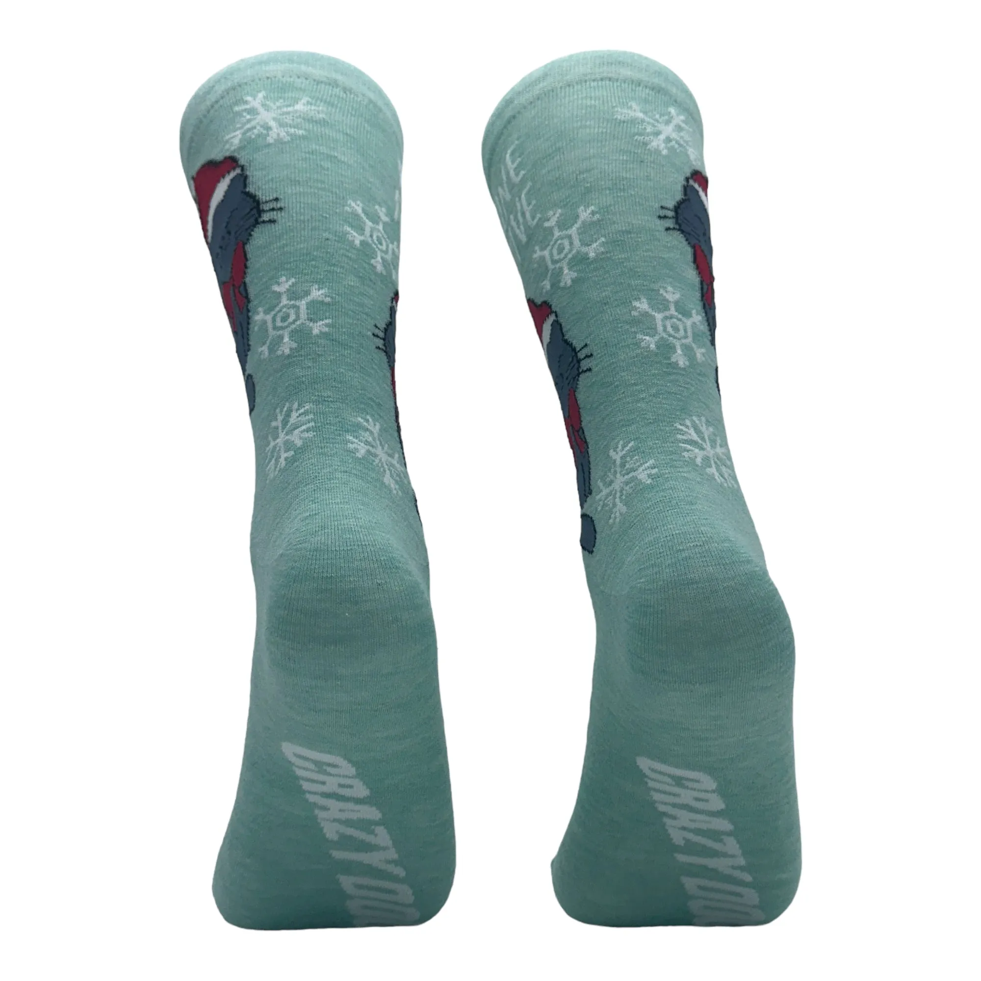 Women's Feline Festive Socks sold by Crazy Dog T-Shirts product image thumbnail 4