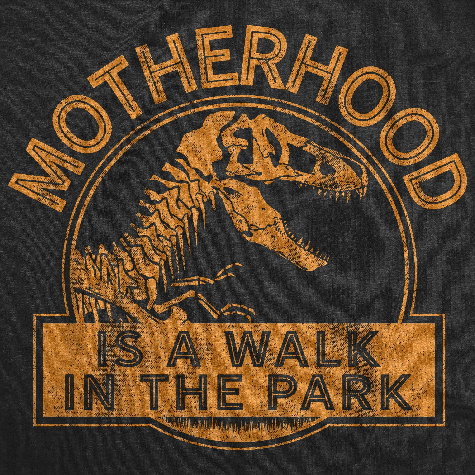 Motherhood Is A Walk In The Park Women's T Shirt sold by Crazy Dog T-Shirts product image thumbnail 2