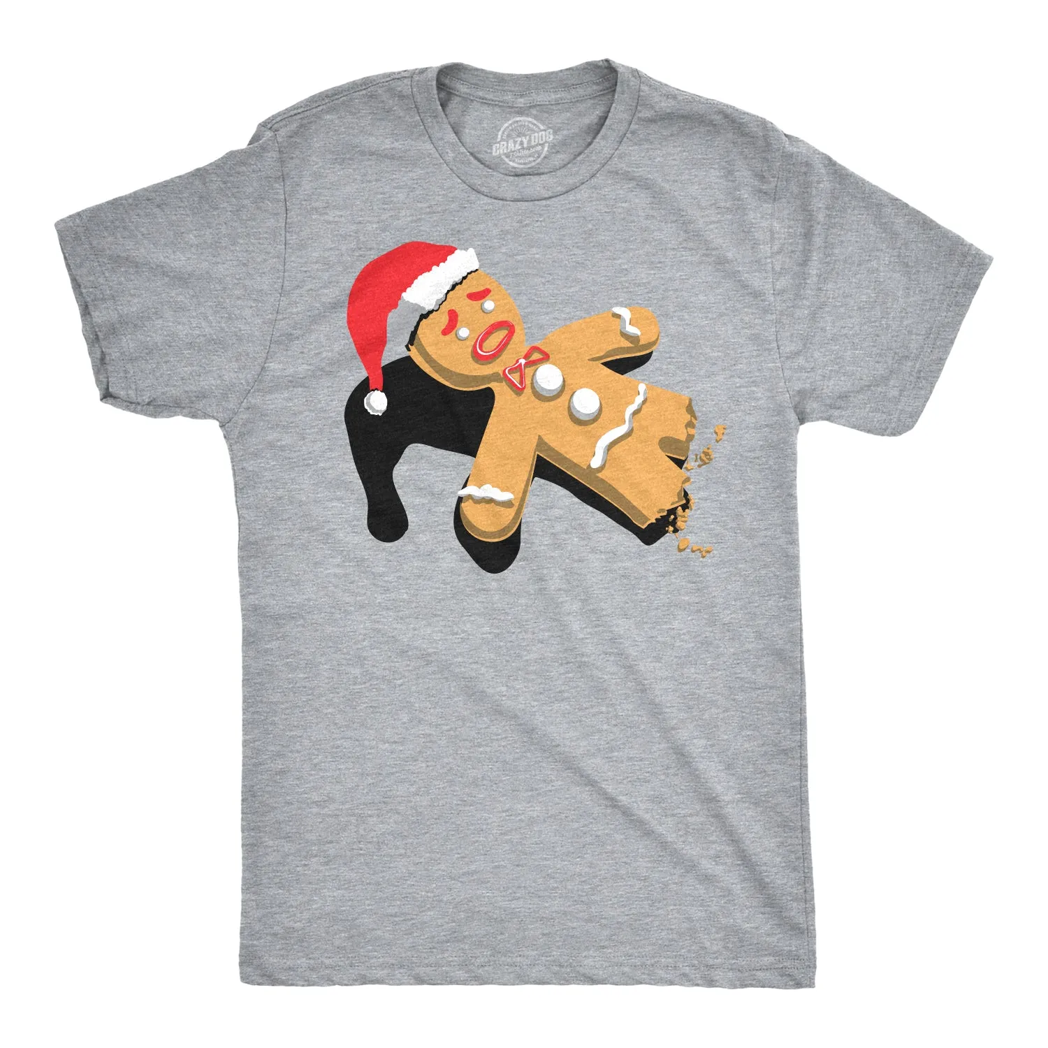 Half-Eaten Gingerbread Men's T Shirt sold by Crazy Dog T-Shirts