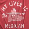 My Liver Is Mexican Men's T Shirt sold by Crazy Dog T-Shirts