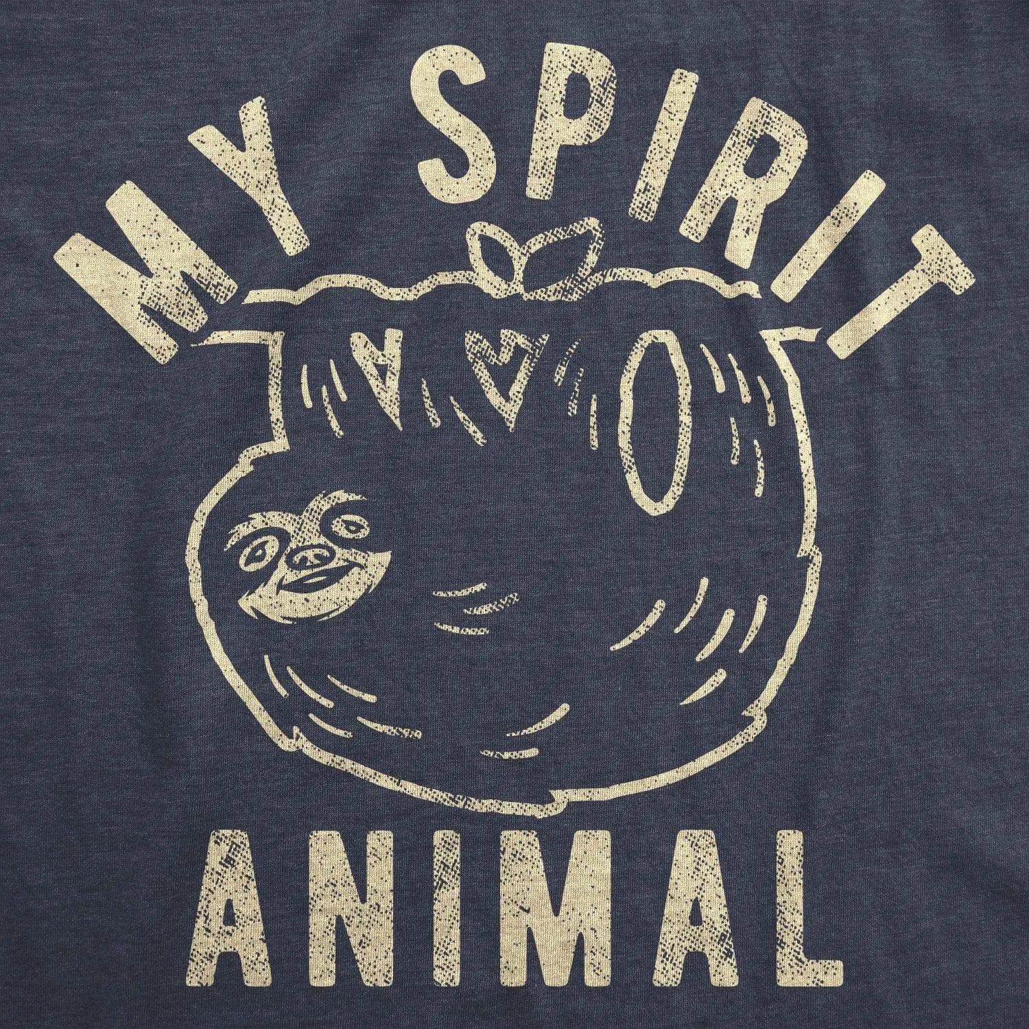 My Spirit Animal: Sloth Women's T Shirt sold by Crazy Dog T-Shirts product image thumbnail 2